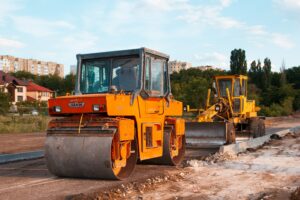 Construction of a road and new cottages in the private sector